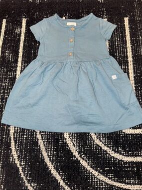 Little Plant Blue Dress